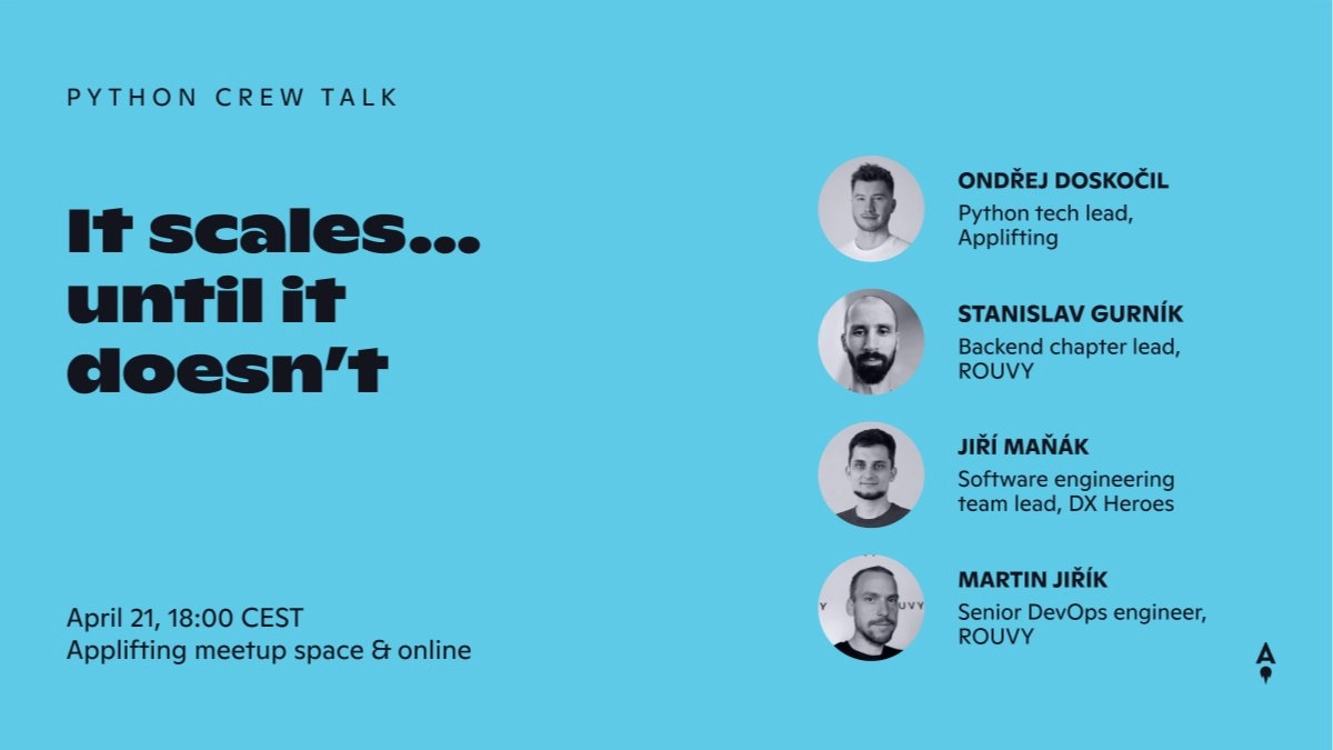 Python Crew Talk: It scales... until it doesn't