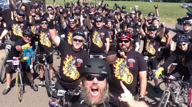 Metal bike ride around Amager
