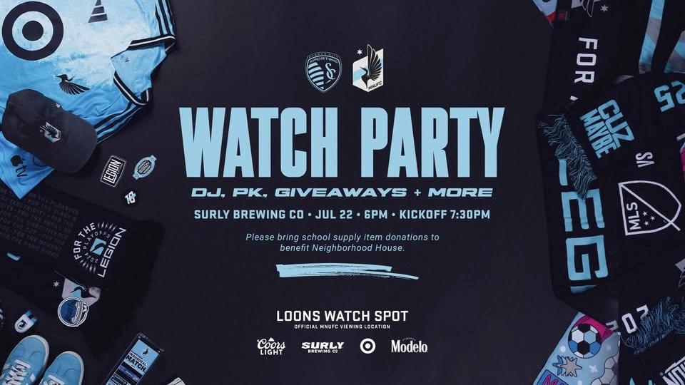 MNUFC Watch Party: Sporting Kansas City vs. MNUFC