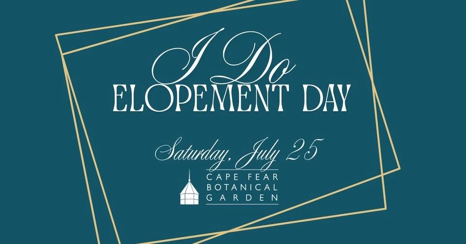 Pop-Up I-Do Elopement Day at the Garden