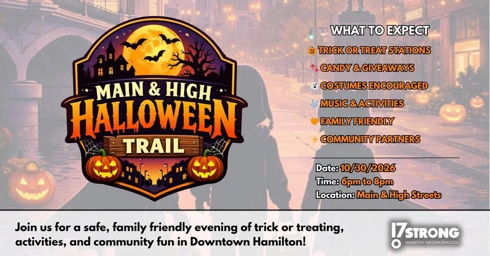 Main & High Halloween Trail: Trick or Treating in Downtown Hamilton