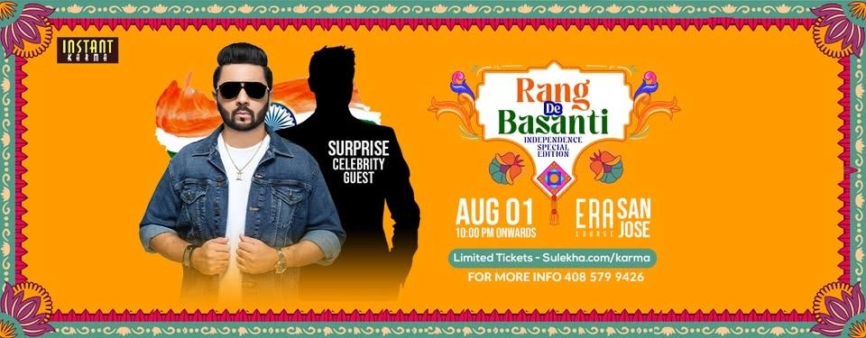 🇮🇳 Rang De Basanti – Independence Special Edition ft. DJ Notorious & Celebrity Guest | 21+