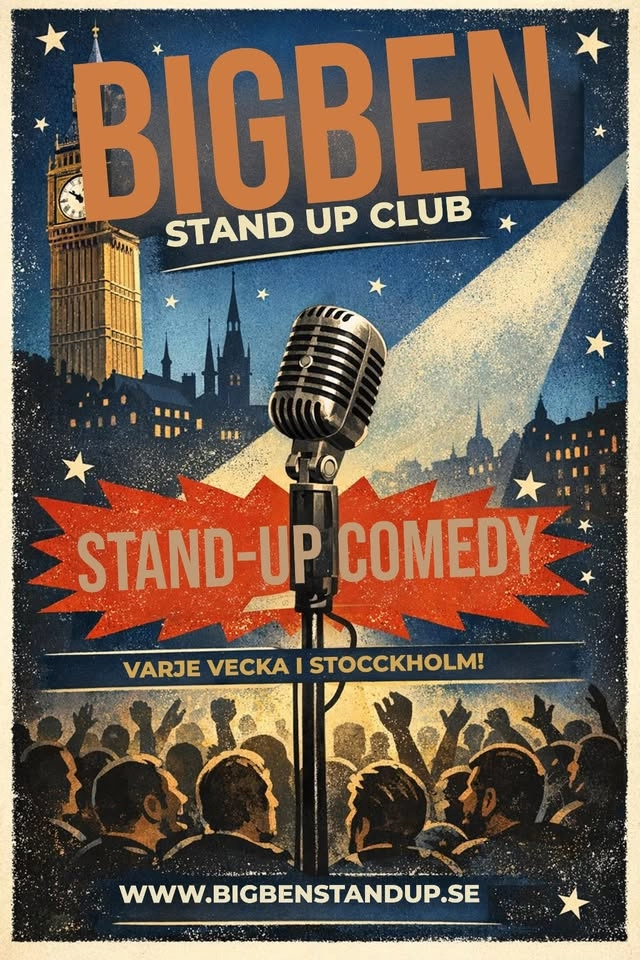 Big Ben StandUp VARJE DAG 20.00!