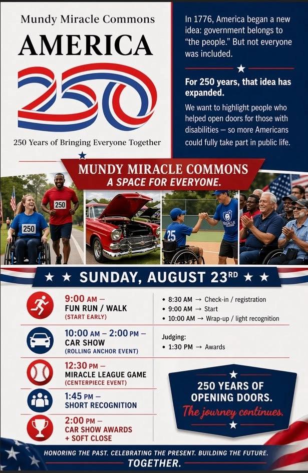 Mundy Miracle Commons - America 250 Celebration