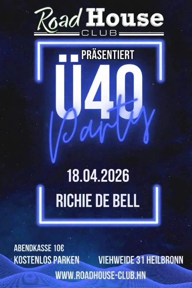 Ü40 Party mit Richie De Bell