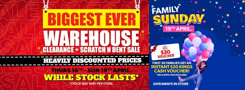 đšđBIGGEST EVER WAREHOUSE CLEARANCE SALE & FAMILY FUN DAYđđš