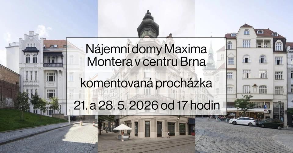 Nájemní domy Maxima Montera v centru Brna