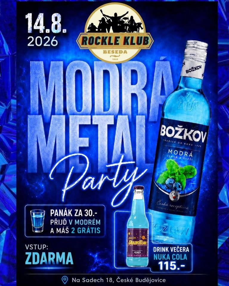 💙MODRÁ METAL PARTY💙