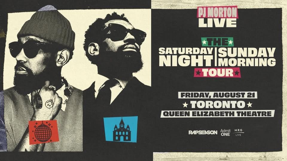 PJ Morton - Saturday Night Sunday Morning Tour (Toronto)