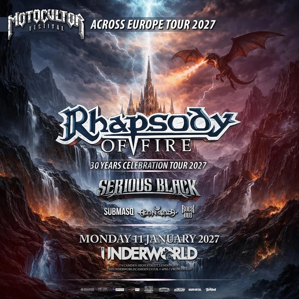 MOTOCULTOR FEST feat. RHAPSODY OF FIRE & more at The Underworld - London