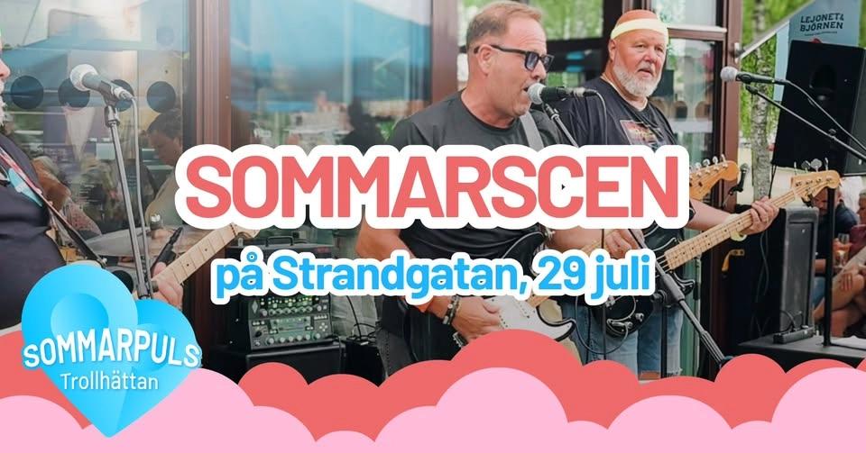 Sommarscen på Strandgatan