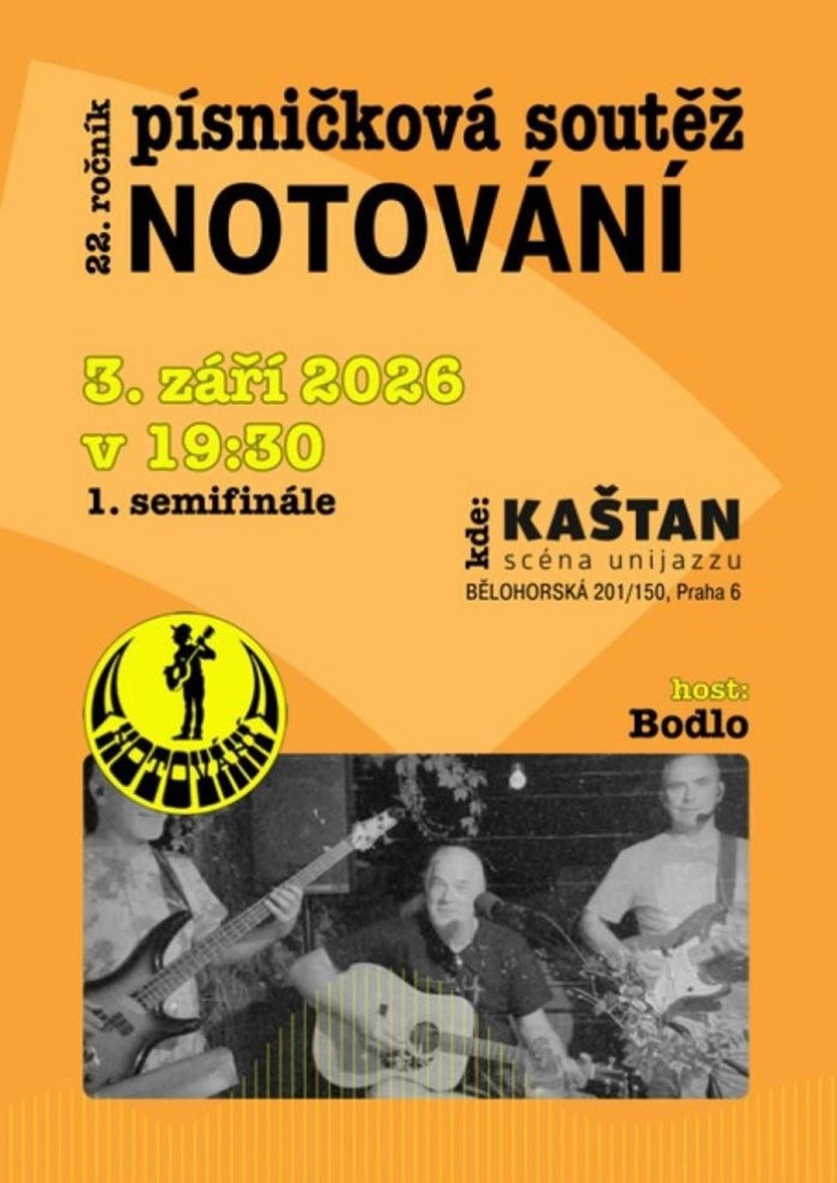 1. semifinálové kolo XXII. ročníku Notování