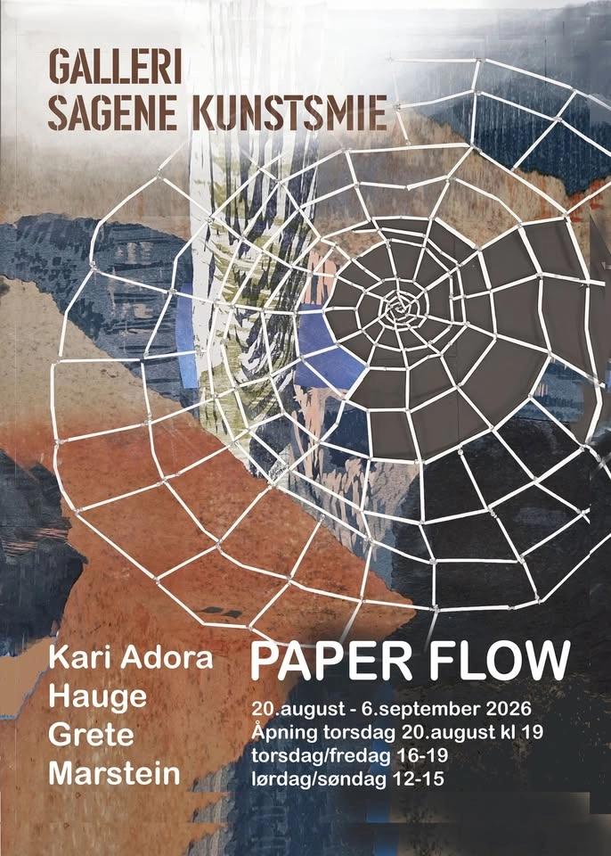 Utstilling // «PAPER FLOW» Kunst på papir – papir som kunst