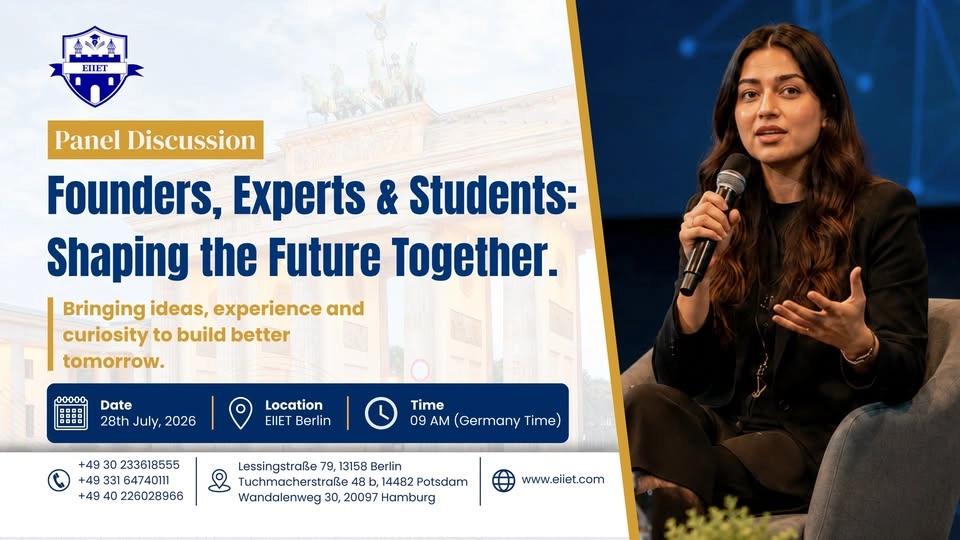 Founders, Experts & Students: Shaping the Future Together.