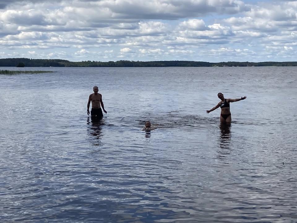 Midsommarlöpning med bad