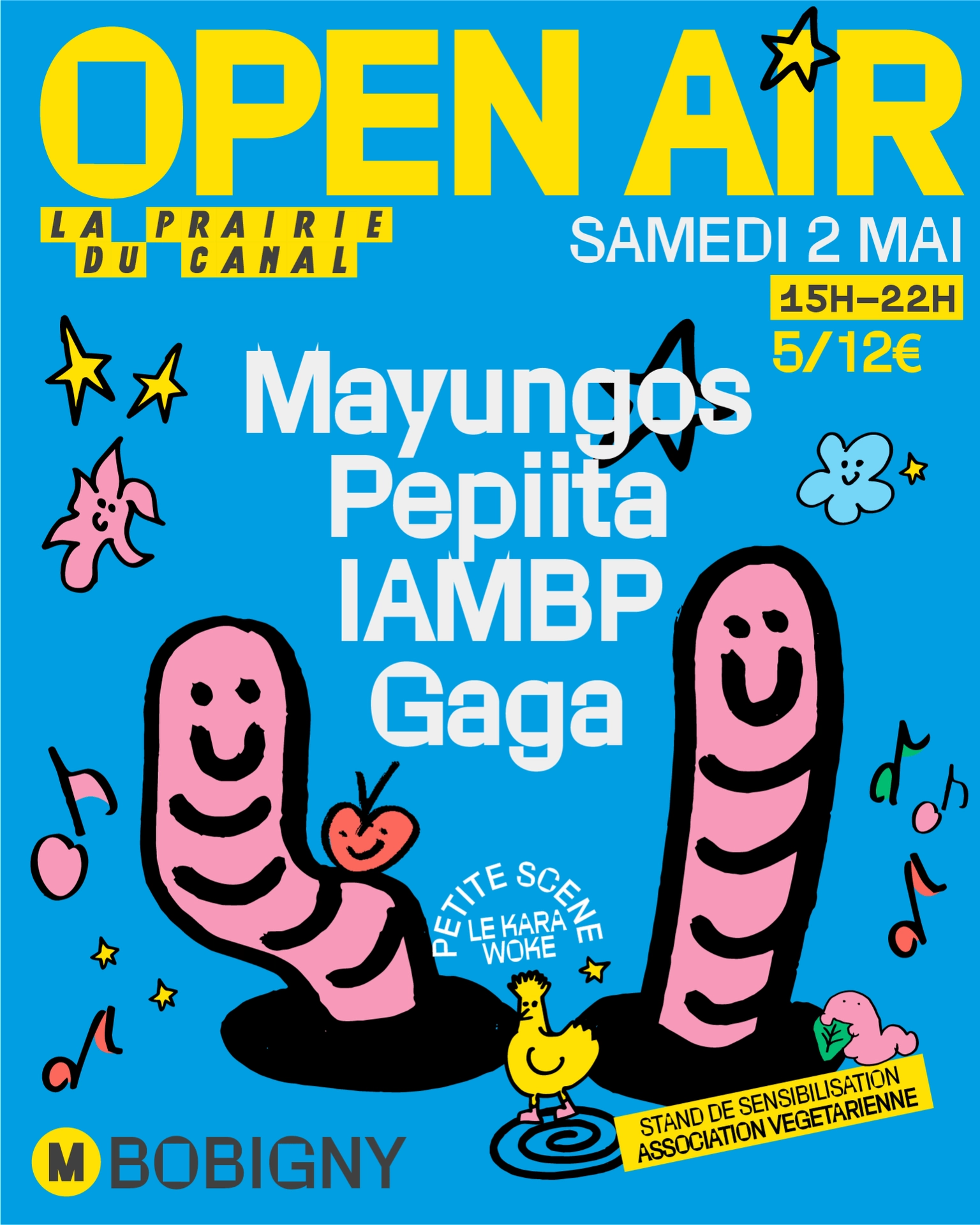 OPEN AIR: IAMBP, PEPIITA, GAGA, MAYUNGOS