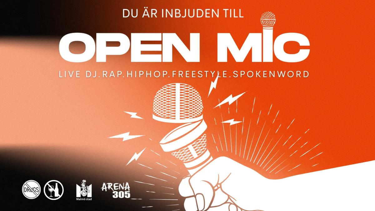 OPEN MIC PÅ ARENA 305