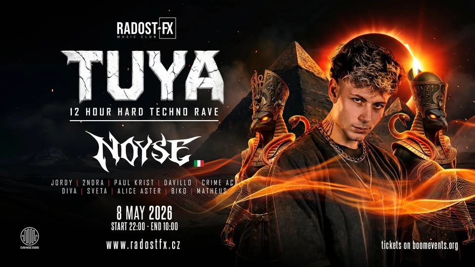 TUYA • 12 HOUR HARD TECHNO RAVE • RADOST FX • 8.5.2026