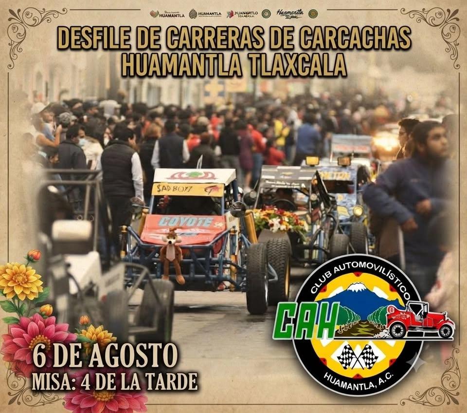 Desfile de carreras de carcachas Huamantla Tlaxcala