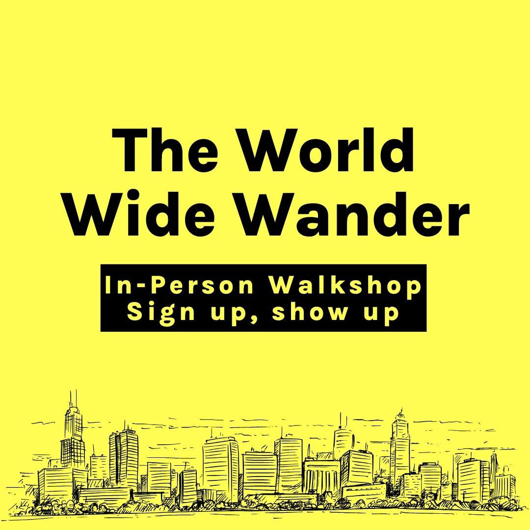 The World Wide Wander 2026 In-Person Walkshop in Melbourne, Australia, Friday 18th September 2026, 8am AEST (90 mins)