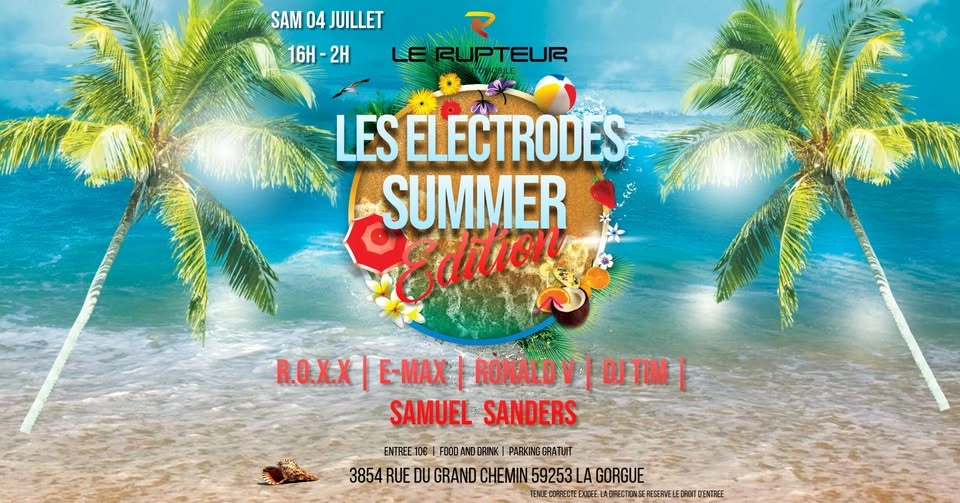 LES ELECTRODES : R.O.X.X/E-MAX/RONALD V /SAMUEL SANDERS / DJ TIM