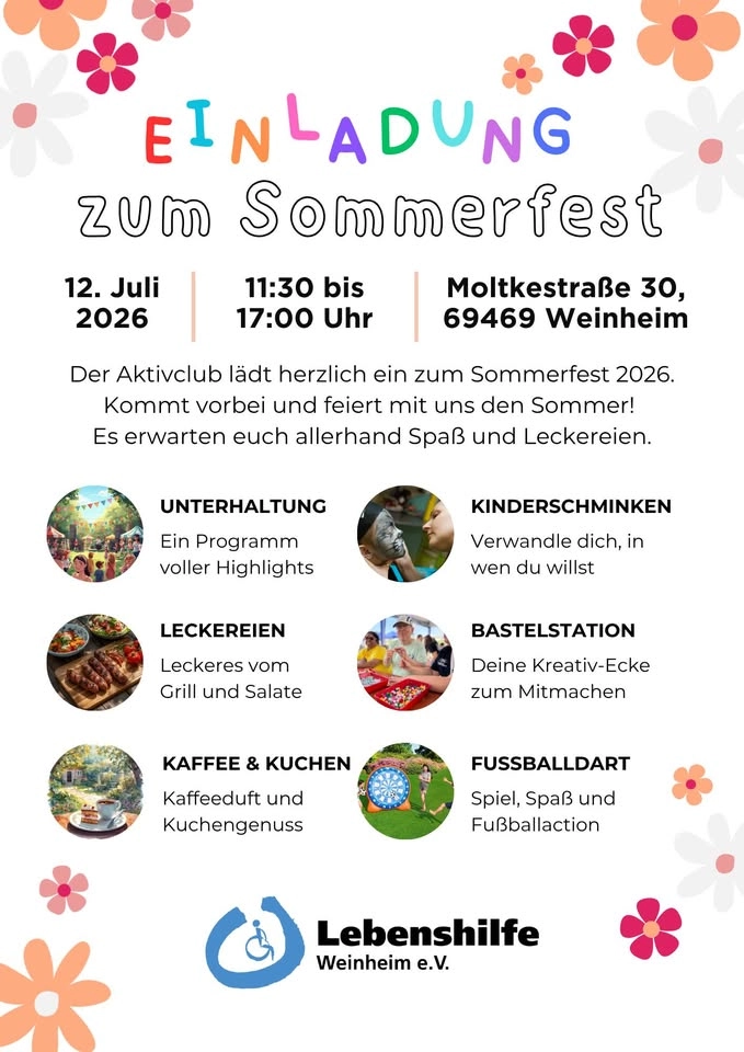 Sommerfest bei der Lebenshilfe