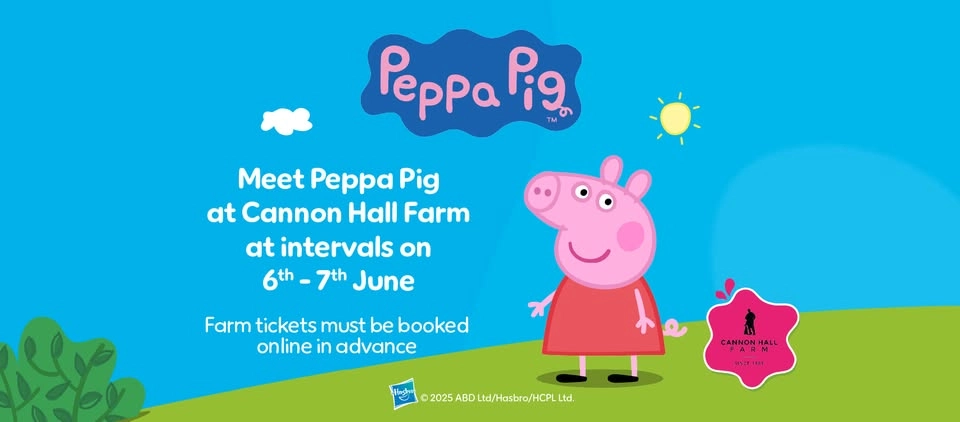 See Peppa Pig at Cannon Hall Farm!