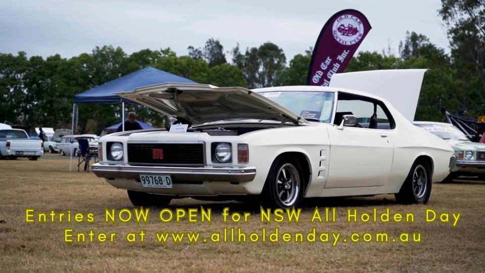 NSW All Holden Display Day - $10 Entry - Great Family Day Out