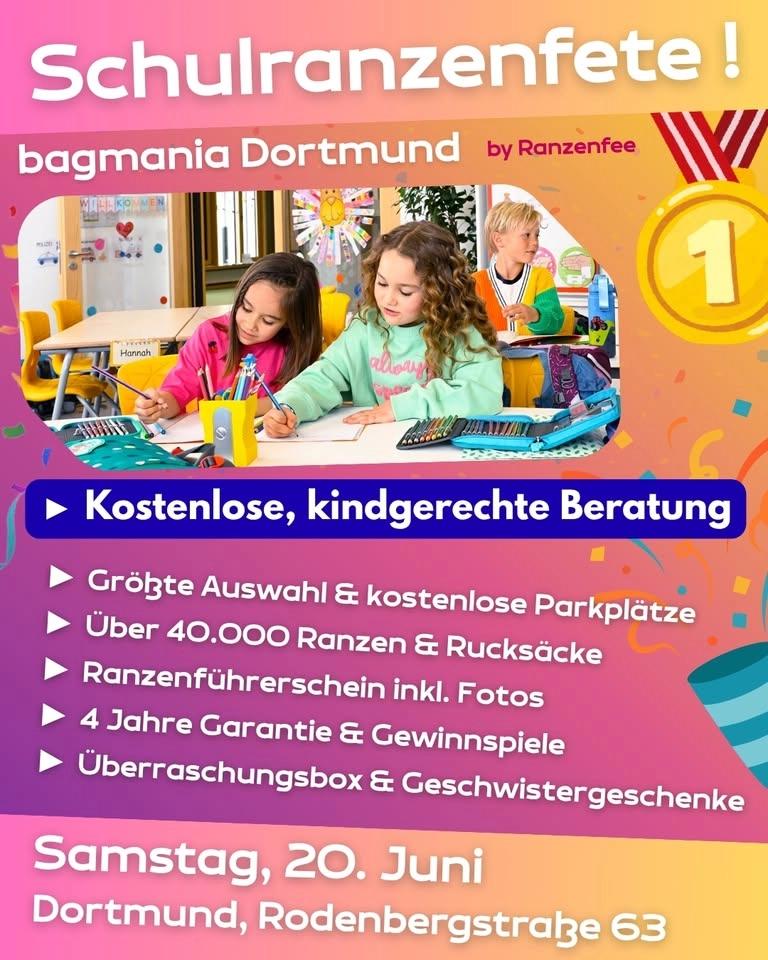 DORTMUND💛 Größte Auswahl & Top-Beratung bei bagmania Dortmund 🎉 powered by Ranzenfee am 16.05. 🧚✨