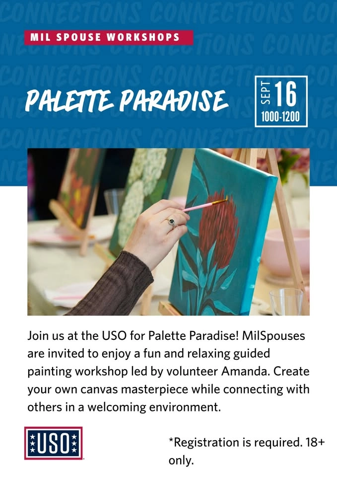 USO Stuttgart Palette Paradise Workshop