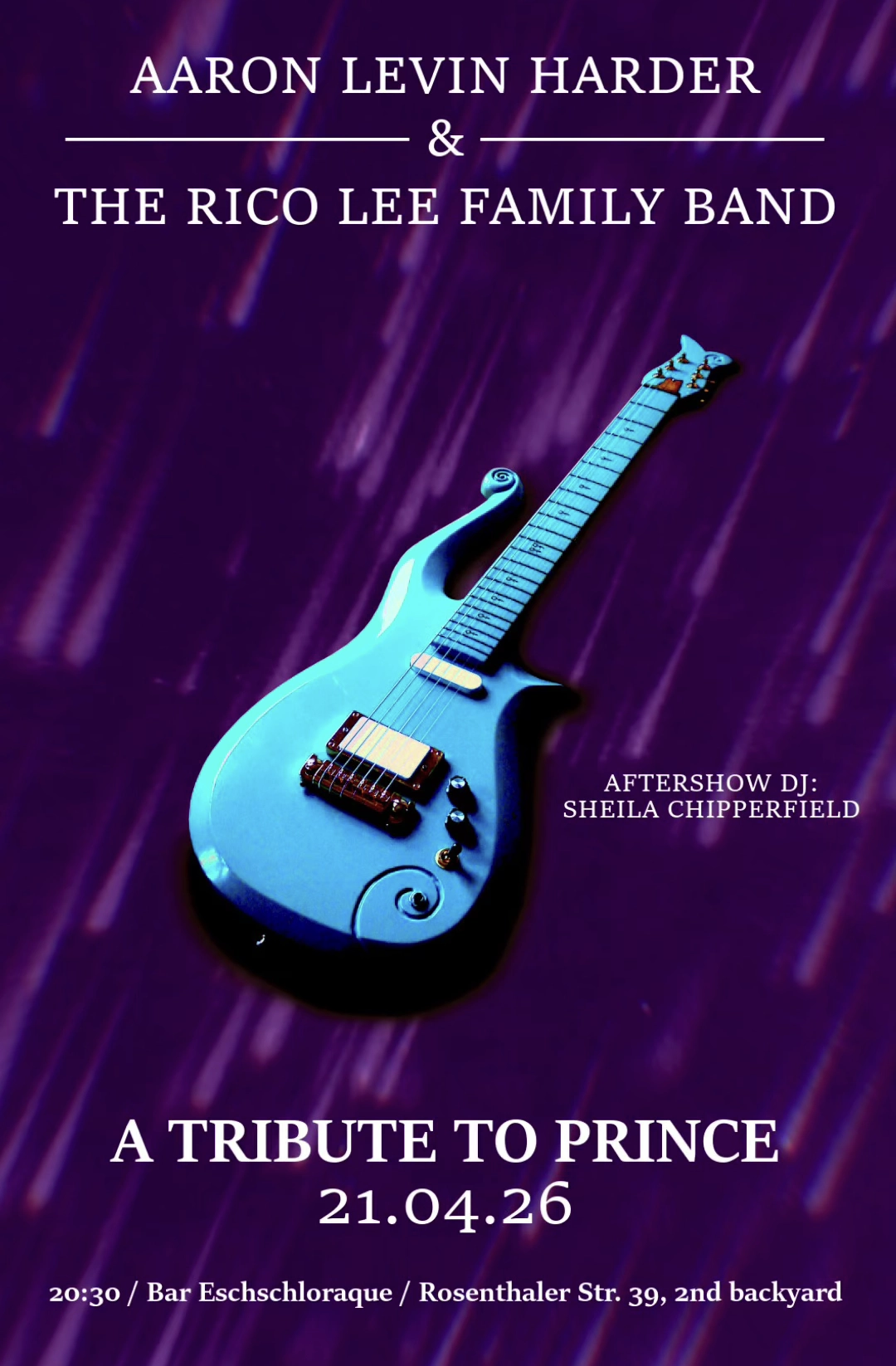 Aaron Levin Harder & The Rico Lee Family Band – A Tribute to Prince