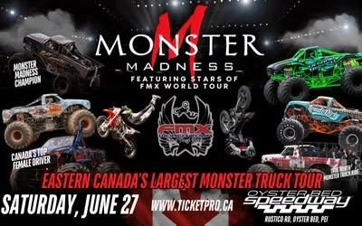 Monster Madness & FMX World Tour at Oyster Bed Speedway