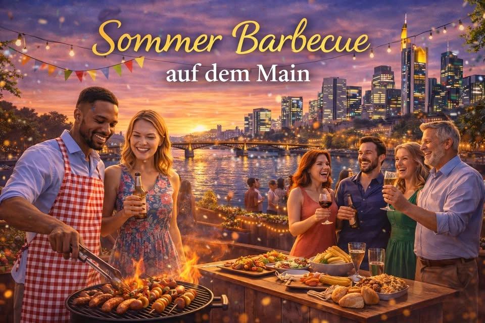 Sommer Barbecue auf dem Main