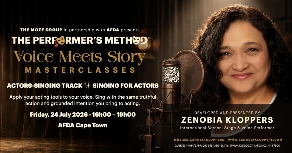 The Performer’s Method™: Voice Meets Story™ Masterclasses at AFDA Cape Town - Actors-Singing