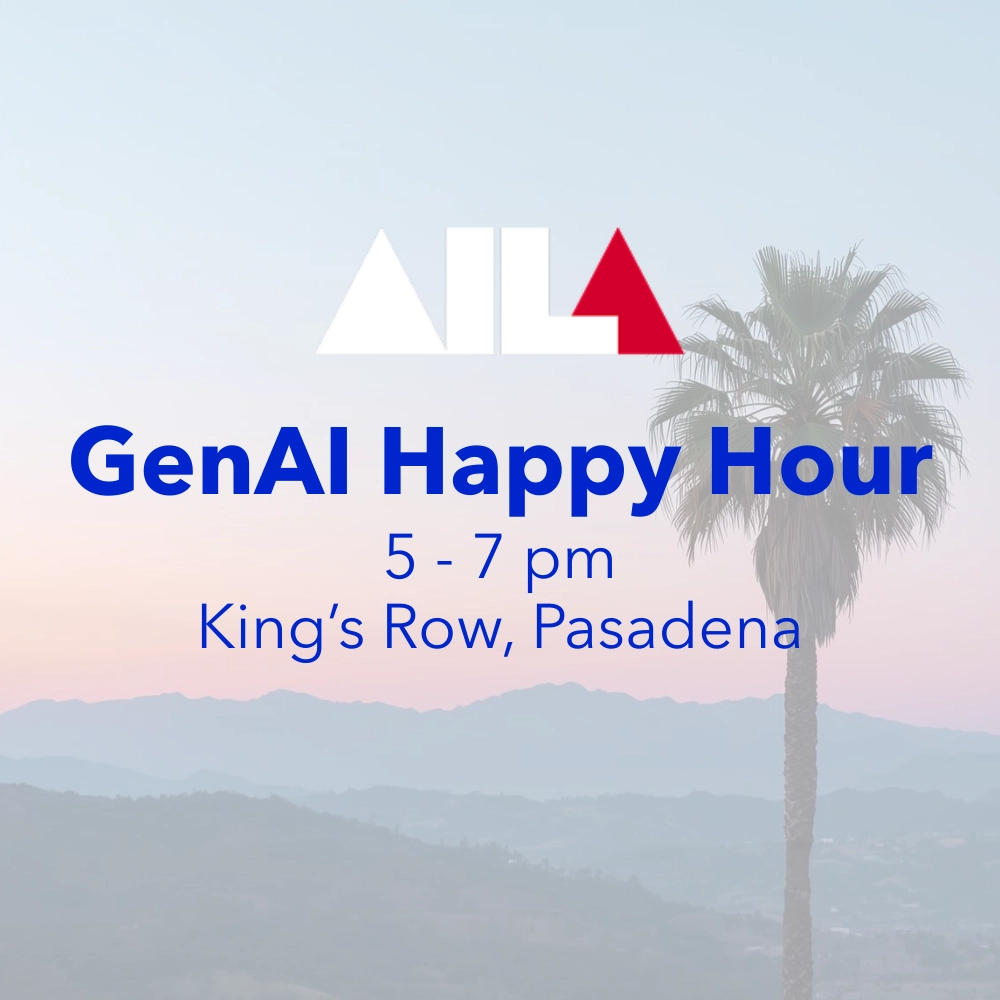 GenAI May Happy Hour