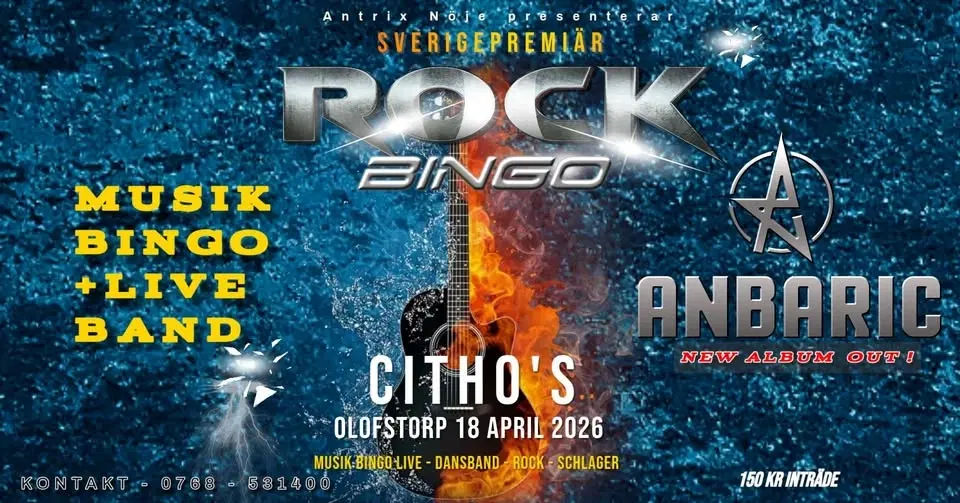 RockBingo med Anbaric Live!