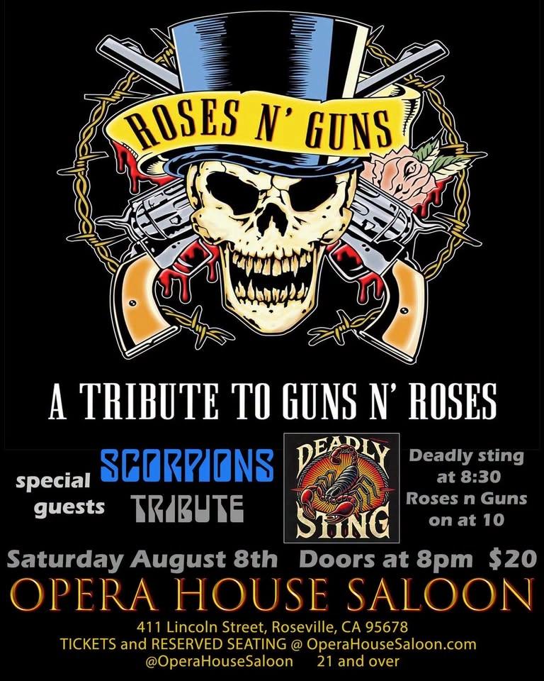 Roses n Guns and Deadly Sting ( Scorpions tribute ) !!!