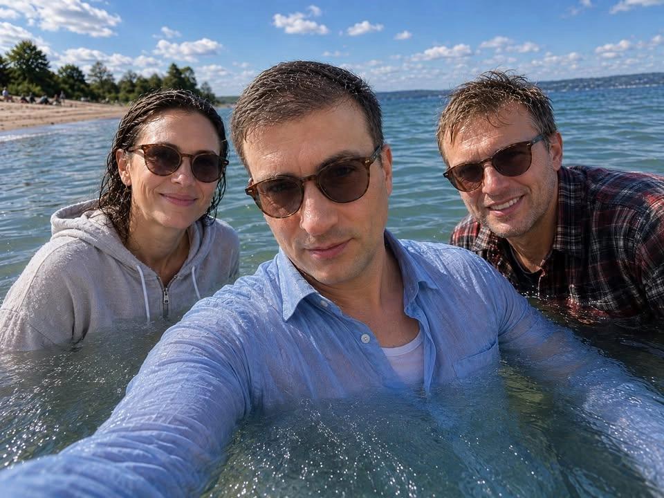 Klädbad i Vättern