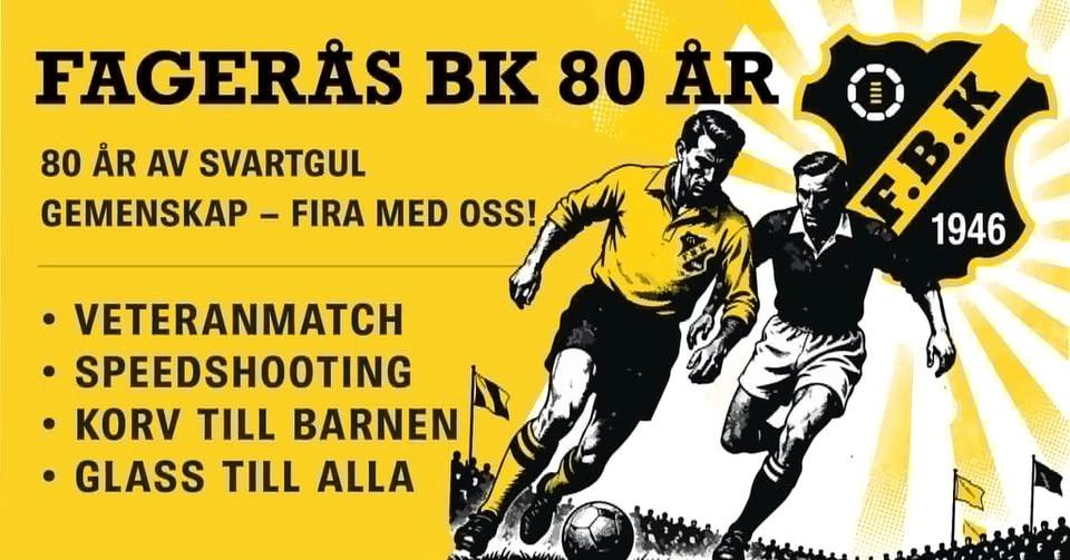Fagerås BK – 80 år!