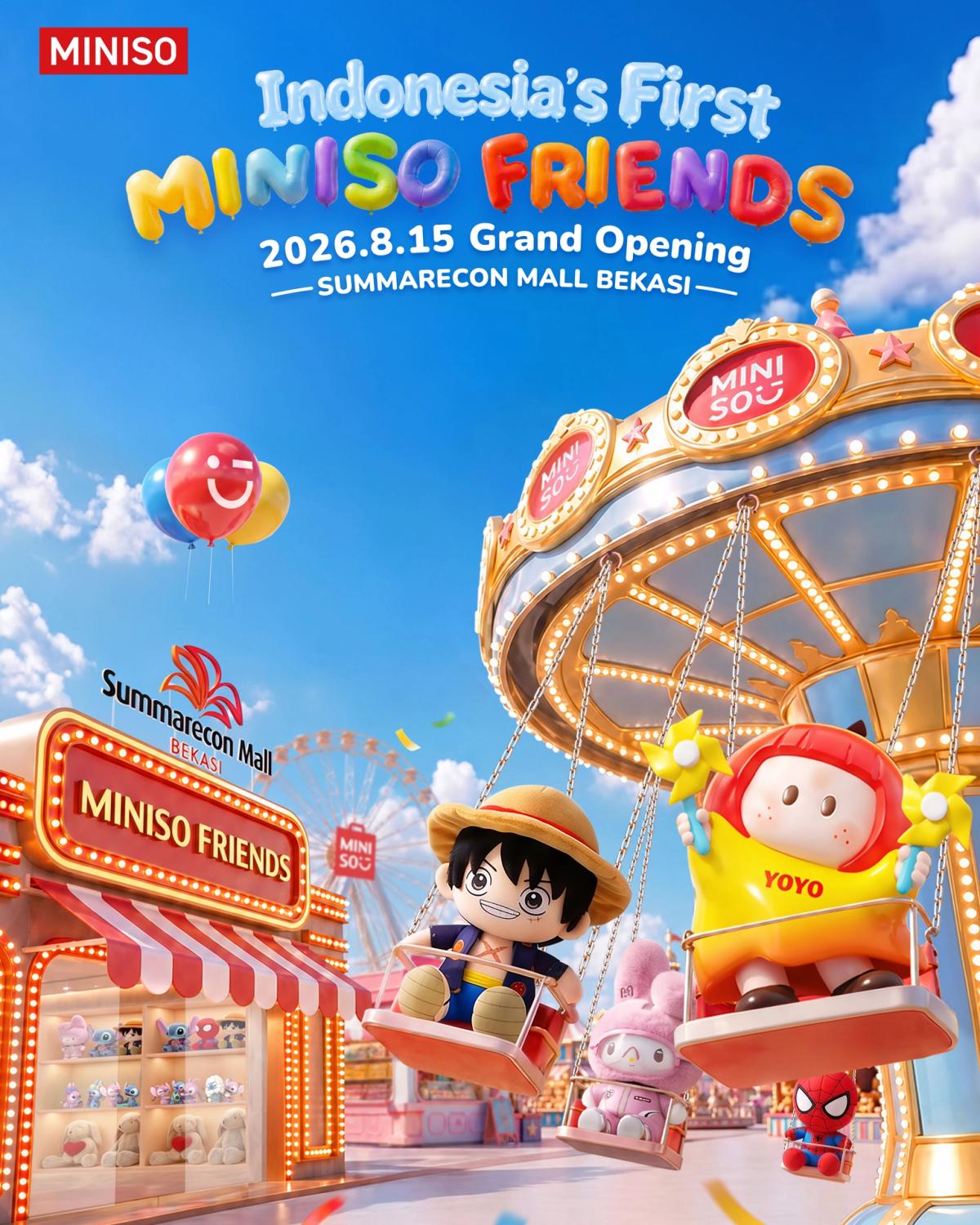 ๐ Grand Opening MINISO FRIENDS Bekasi