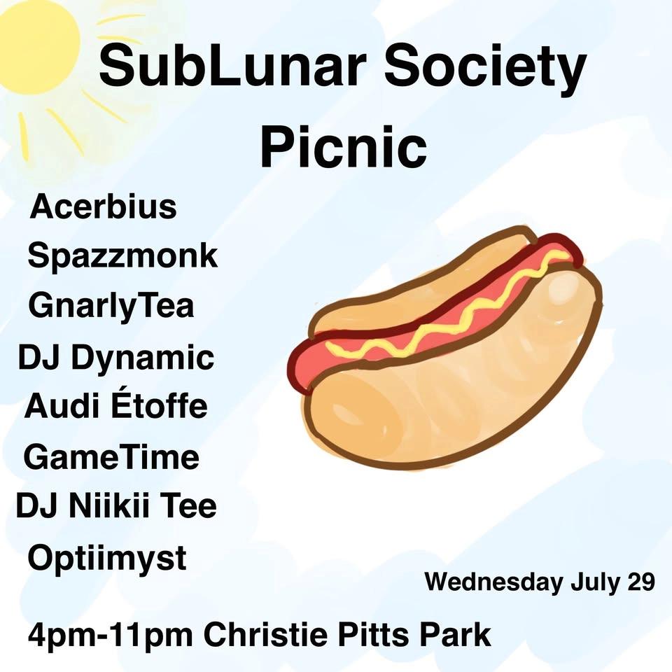 Sublunar Society: Full moon daytime park picnic!