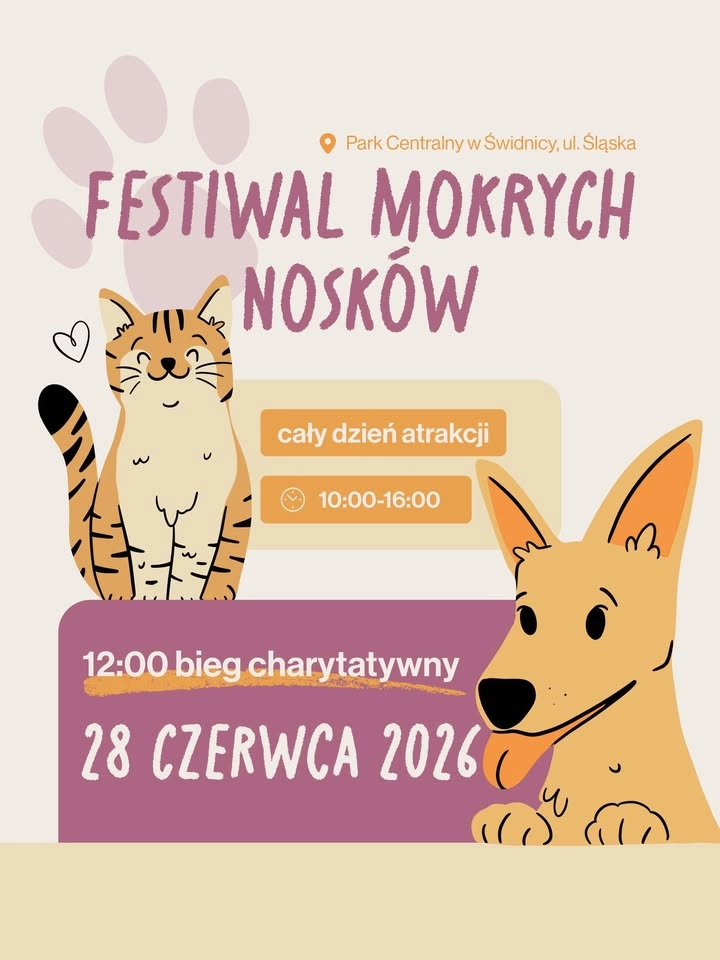 FESTIWAL MOKRYCH NOSKÓW w Świdnicy, czyli charytatywny piknik z okazji Dnia Psa