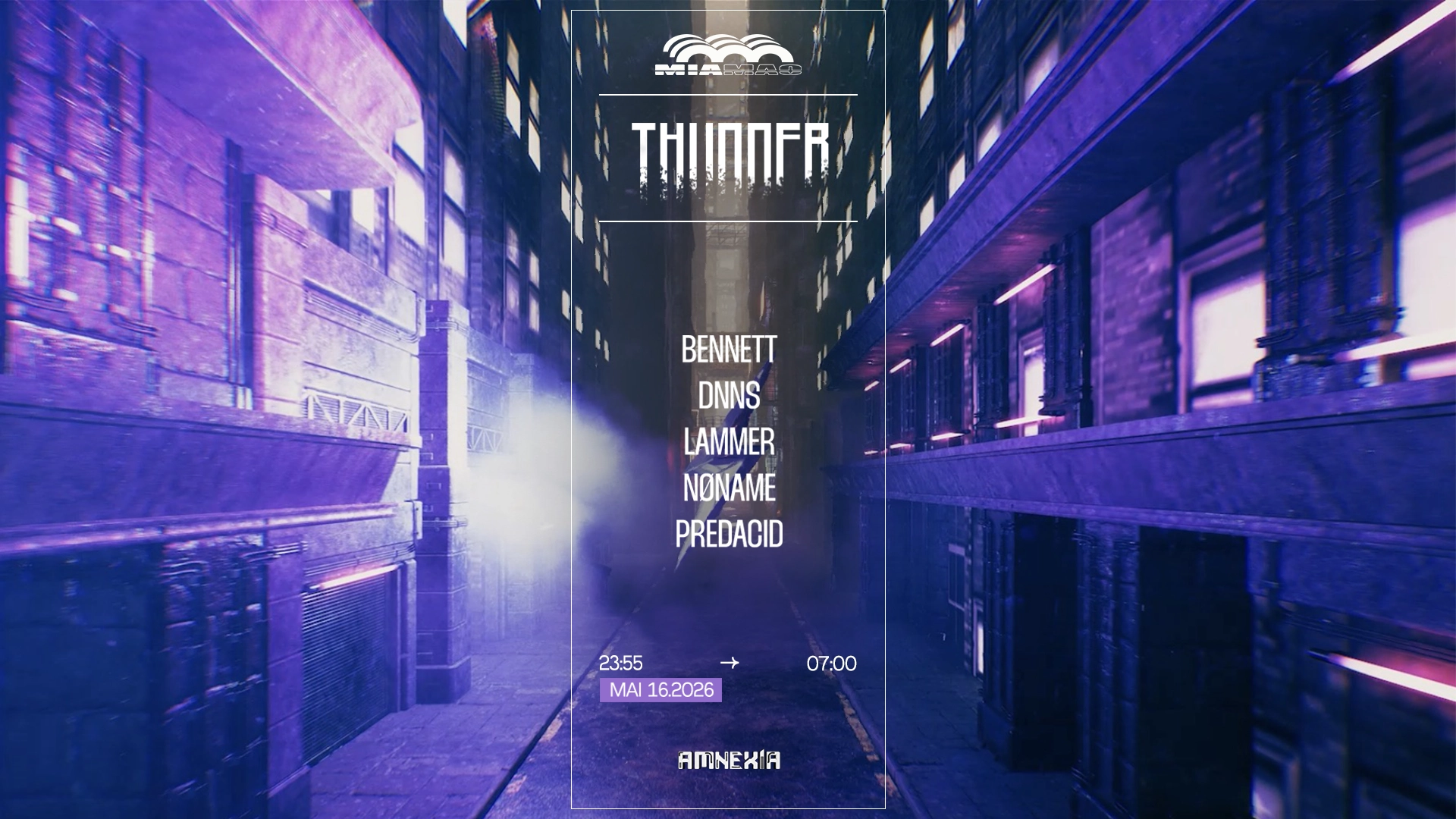 THUNDER: BENNETT, LAMMER, PREDACID & MORE