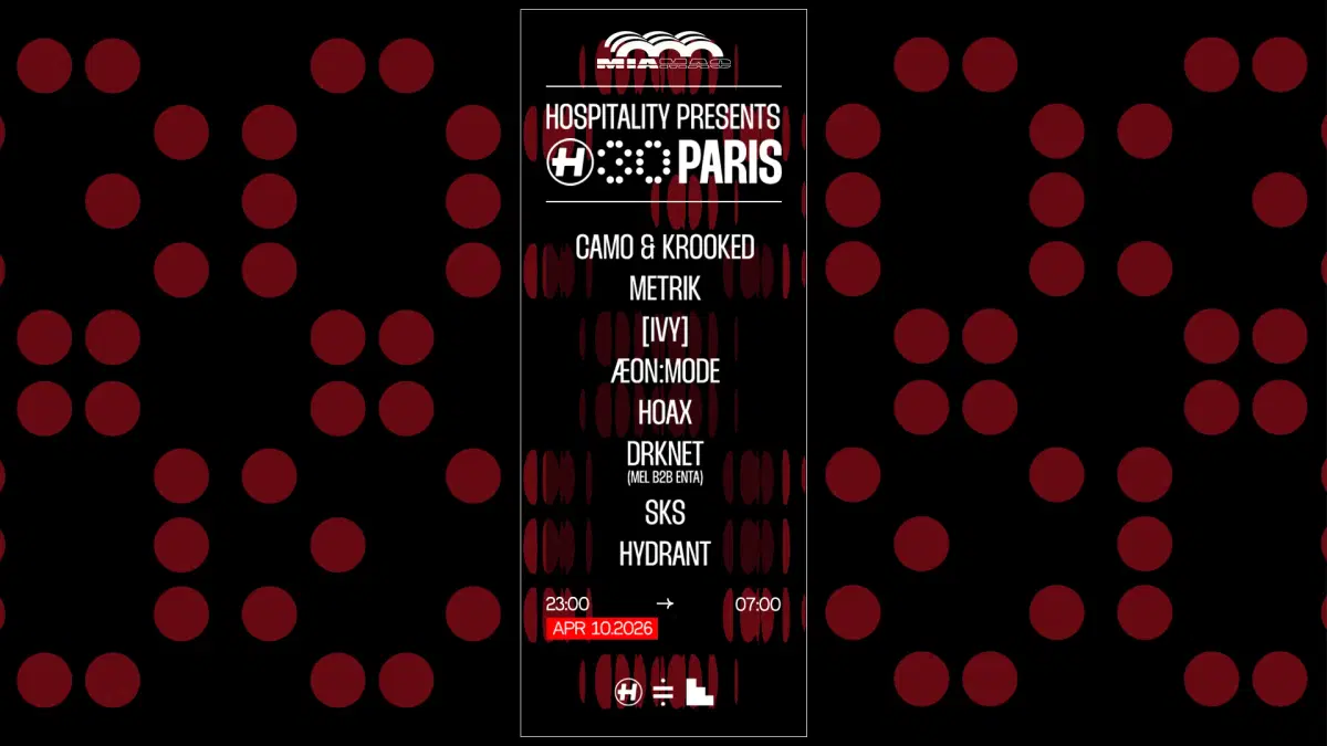 GET IN STEP presents HOSPITALITY PARIS 30 YEARS