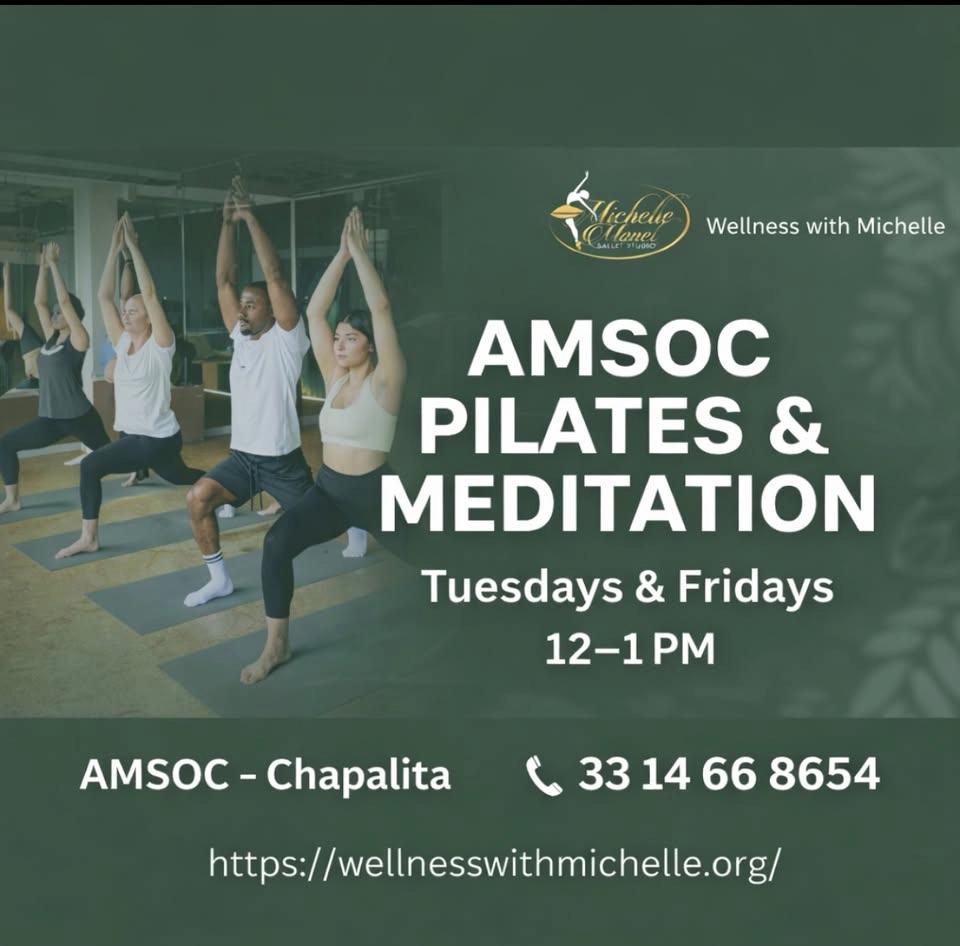 π§ββοΈ AMSOC Pilates & Meditation with Michelle π§ββοΈ