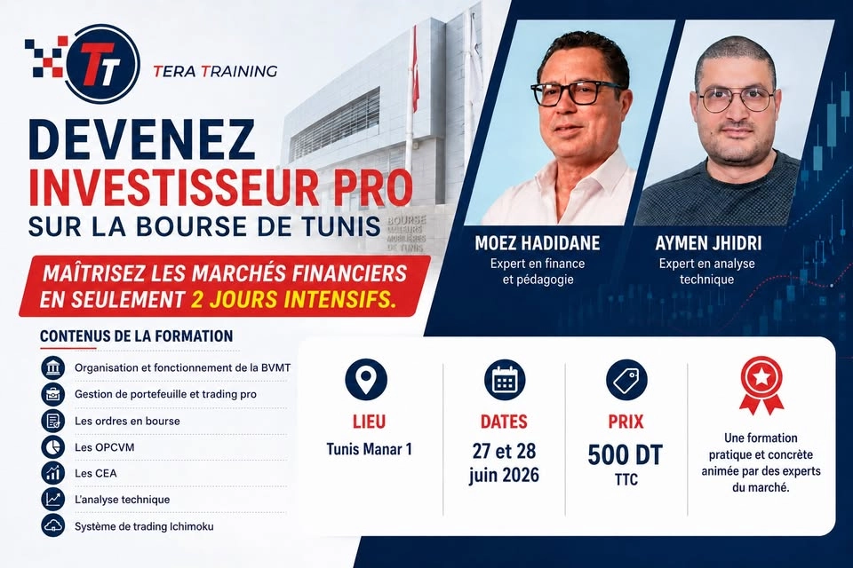 Formation Devenez investisseur Pro sur la bourse de Tunis