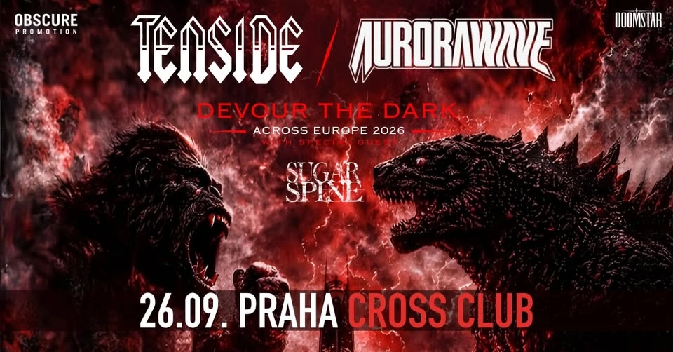 TENSIDE, AURORAWAVE, SUGAR SPINE - Praha