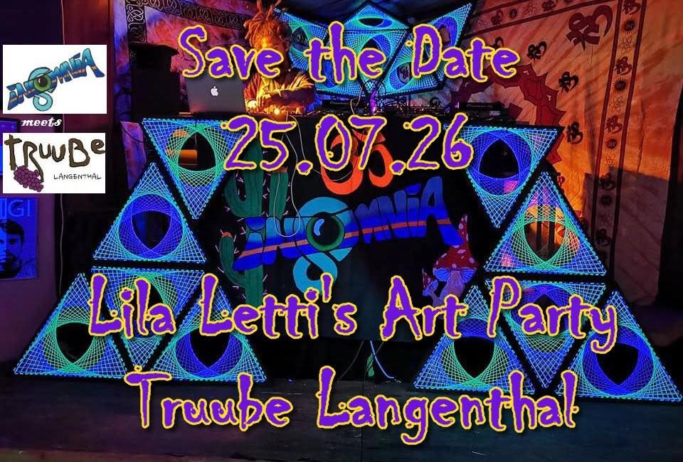 Lila Letti's Art meets Truube Party