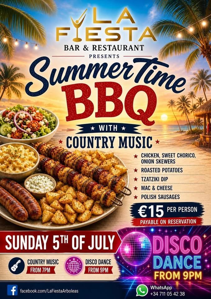 Summertime BBQ La Fiesta Style!