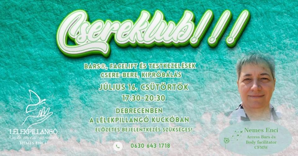 Csereklub - Access kezelések csere-bere, kipróbálás